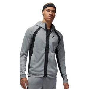 Air Jordan Men's Dri-FIT Full Zip Hoodie Gray Size Small DQ7323-091